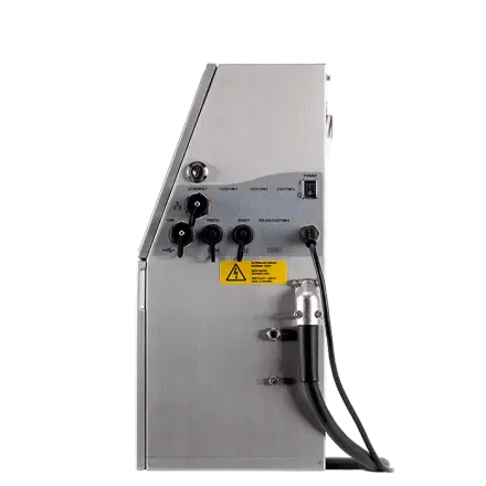 EBS-6600 continuous inkjet printer, side view